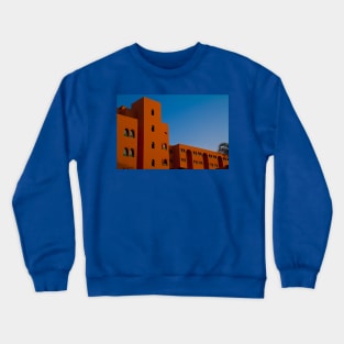 Morocco. Marrakech. Hotel at the sunset. Crewneck Sweatshirt